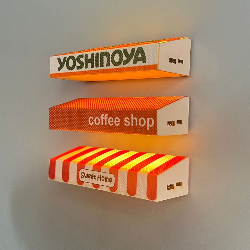 Magnetic Letter Board - Creative Magnetic Illumination Convenience Store Rain