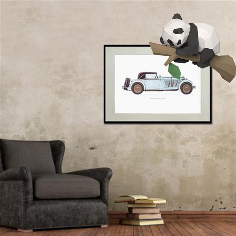 Kids Education Wallpaper - DT39 2X 3D Animal Paper Model,