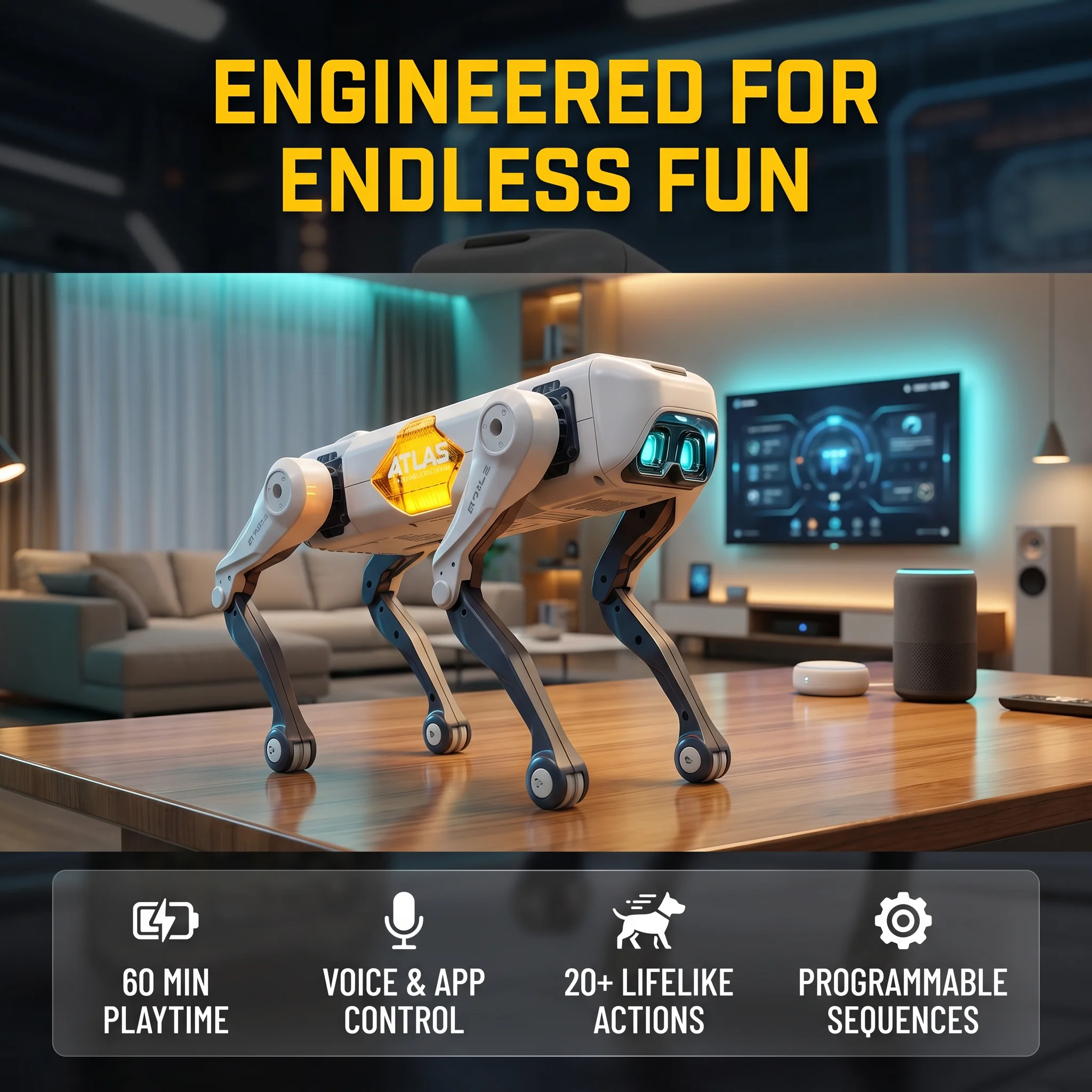 Kids Education Free App - AI Smart Robot Dog, Voice &
