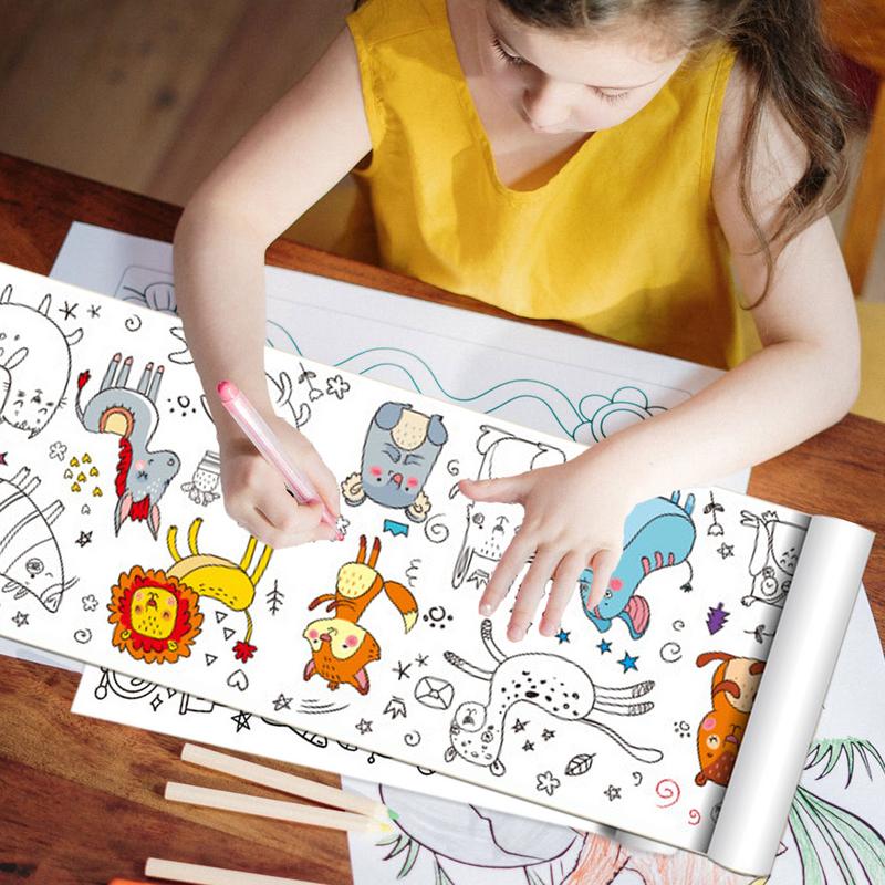 Coloring Paper Roll For Kids C - Kids Education Wallpaper review and price