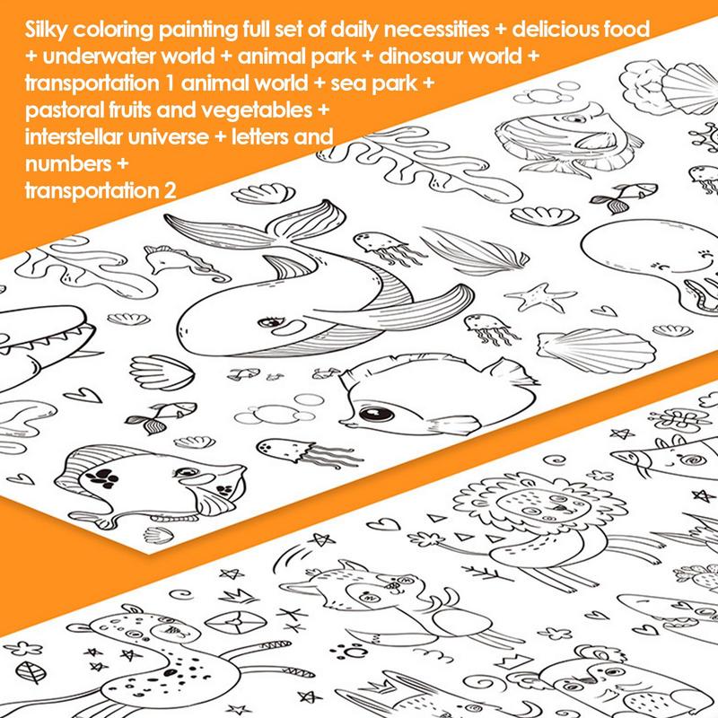 Coloring Paper Roll For Kids C - Kids Education Wallpaper review and price