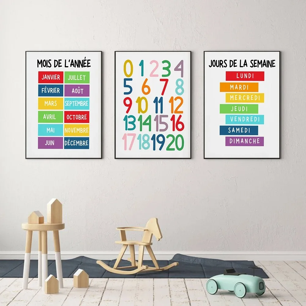 1PC  Playroom Wall Alphabet Nu - Kids Educational Posters review and price