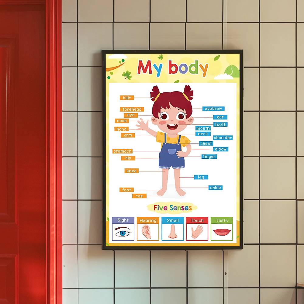Colorful Toddler Educational C - Kids Education Wallpaper review and price