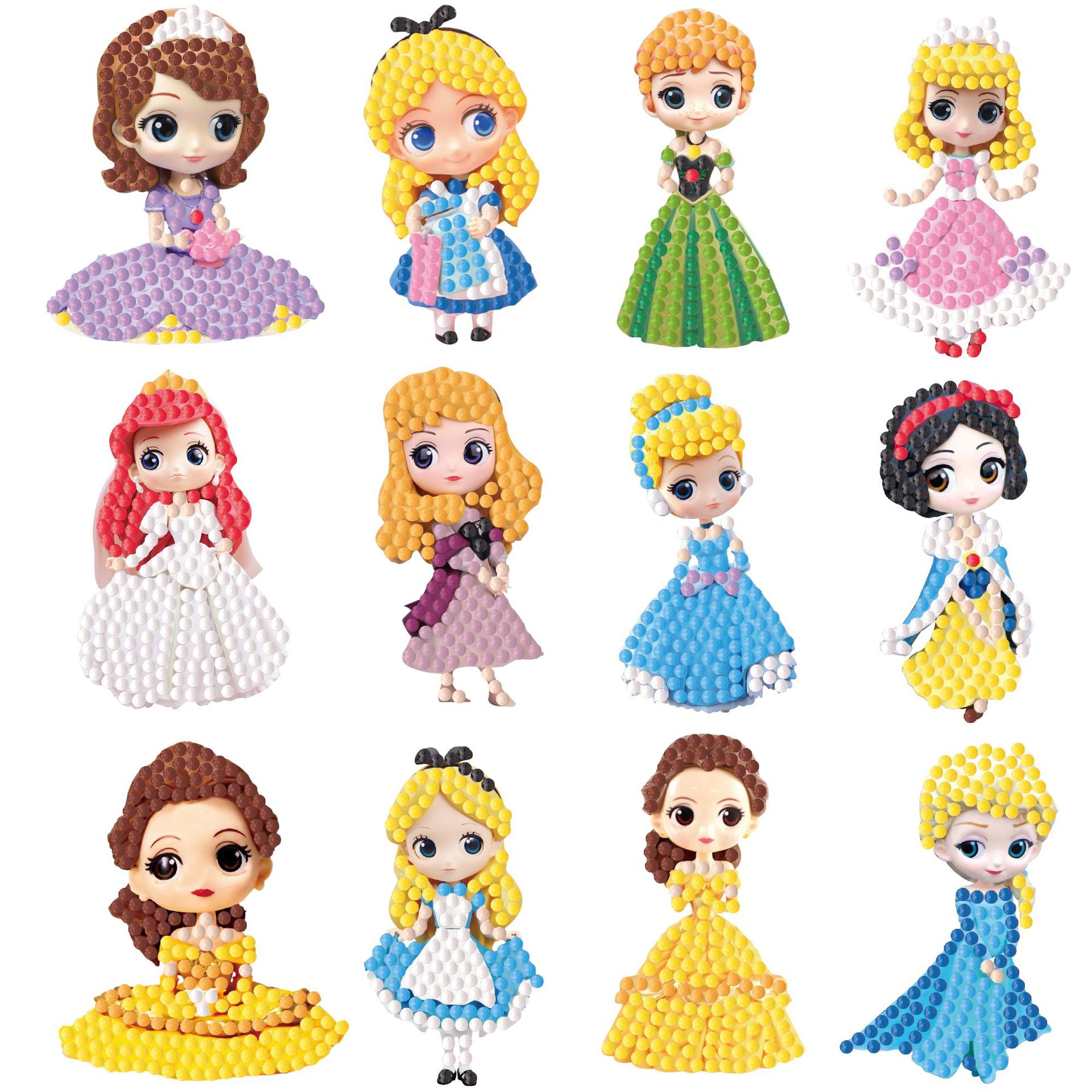 Cartoon Princess 5D Diamond St - Kingdom Kids Education review and price