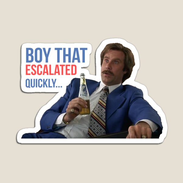 Anchorman Will Ferrell Boy Tha - Magnetic Letter Board review and price
