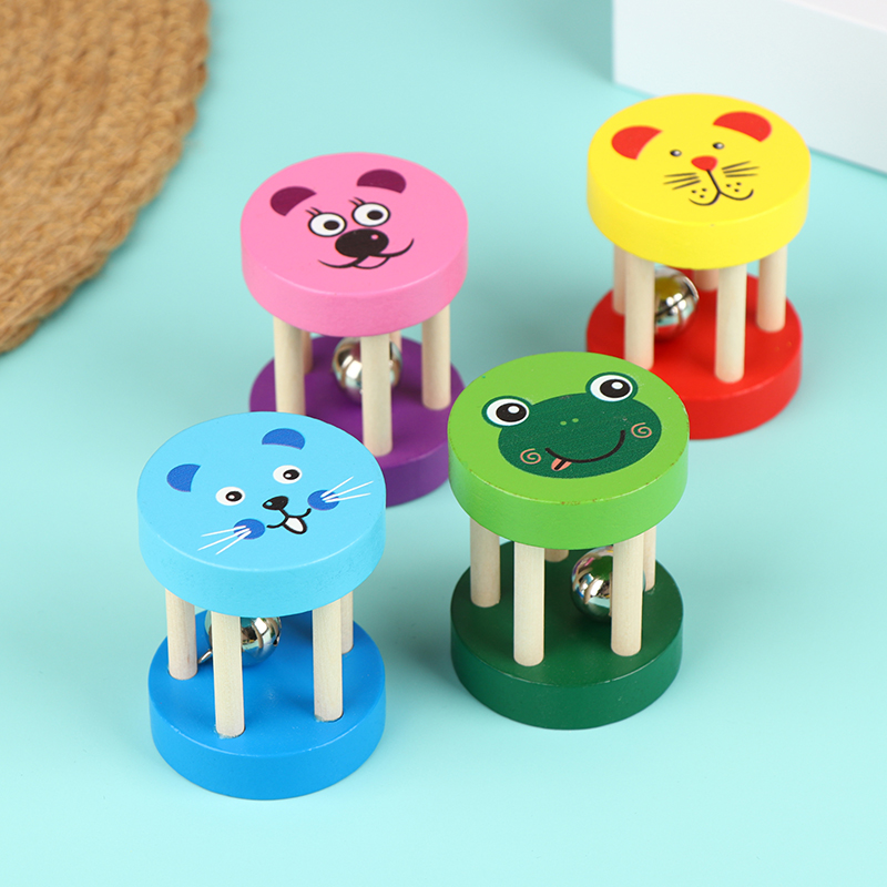 Kids Cartoon Wooden Castanets  - Kids Education Bell review and price