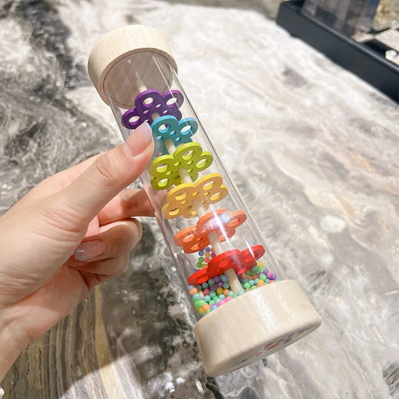 Rain Sound Tube Simulator Toy  - Kids Education Bell review and price