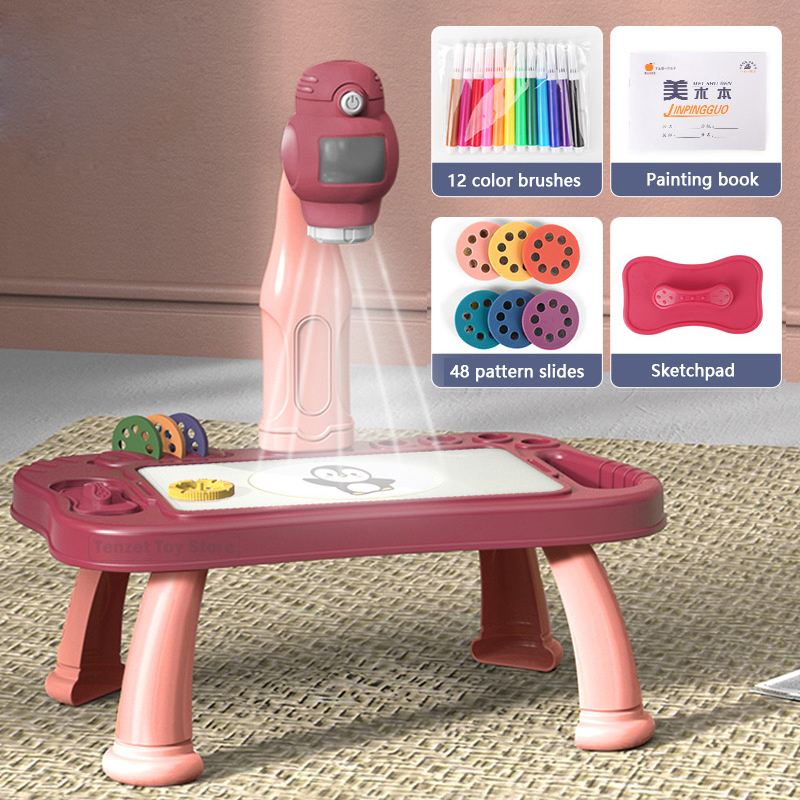 Smart Projector Kids Painting  - Kids Education Tablets review and price