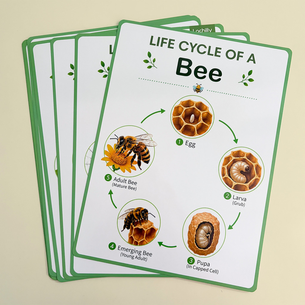 8Pcs Nature Life Cycle Educati - Kids Educational Posters review and price