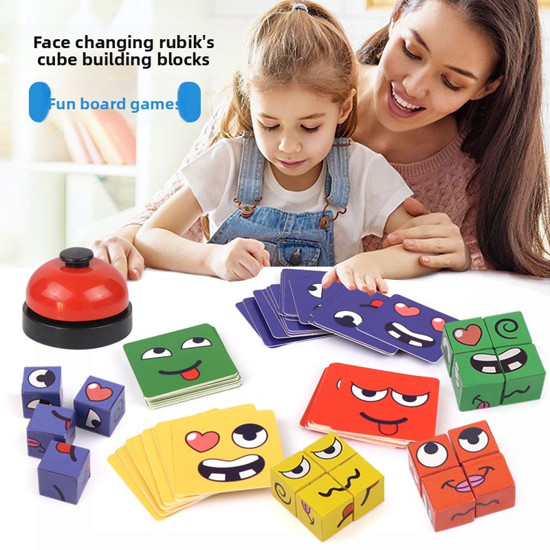 Kids Face Change Rubik's Cube  - Kids Education Bell review and price