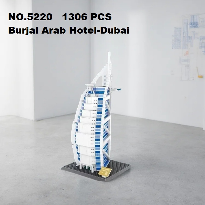 1306pcs Burjal Arab Hotel Duba - Kids Education Dubai review and price
