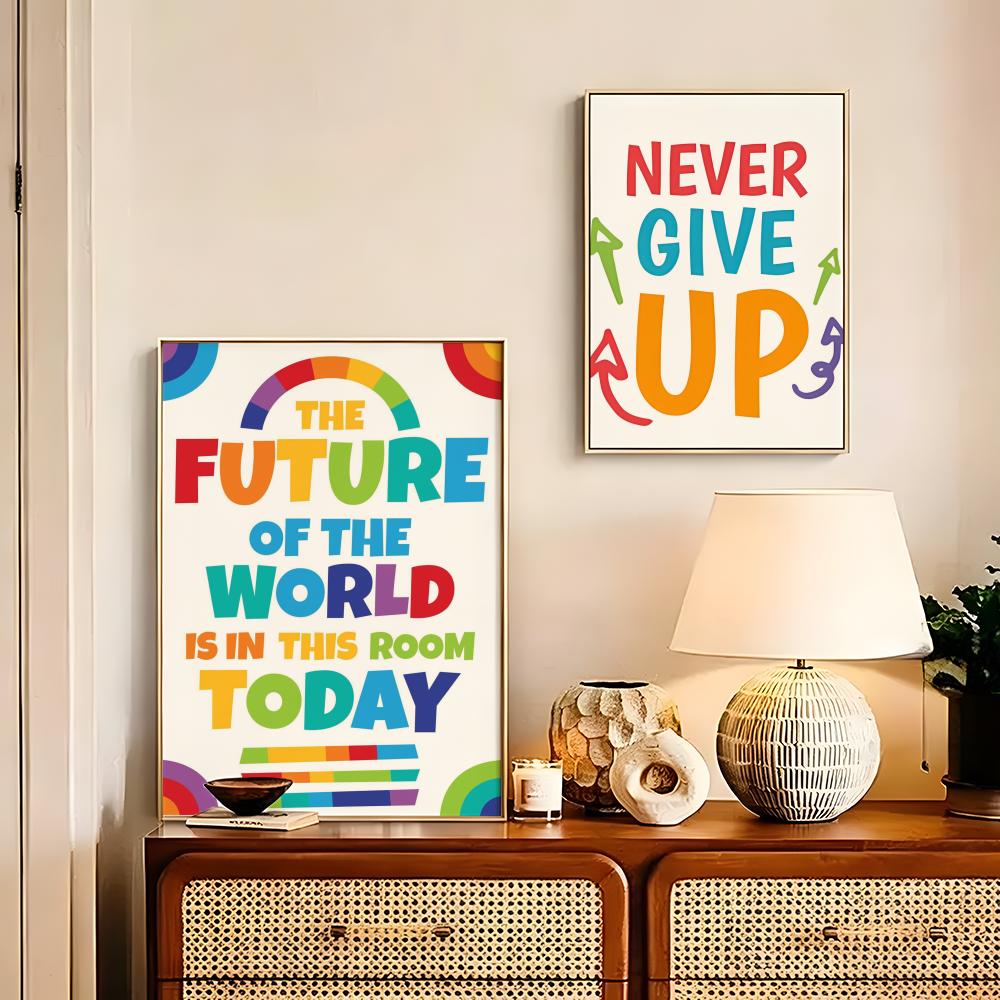 Positive Kid Classroom Wall Pi - Kids Education Wallpaper review and price