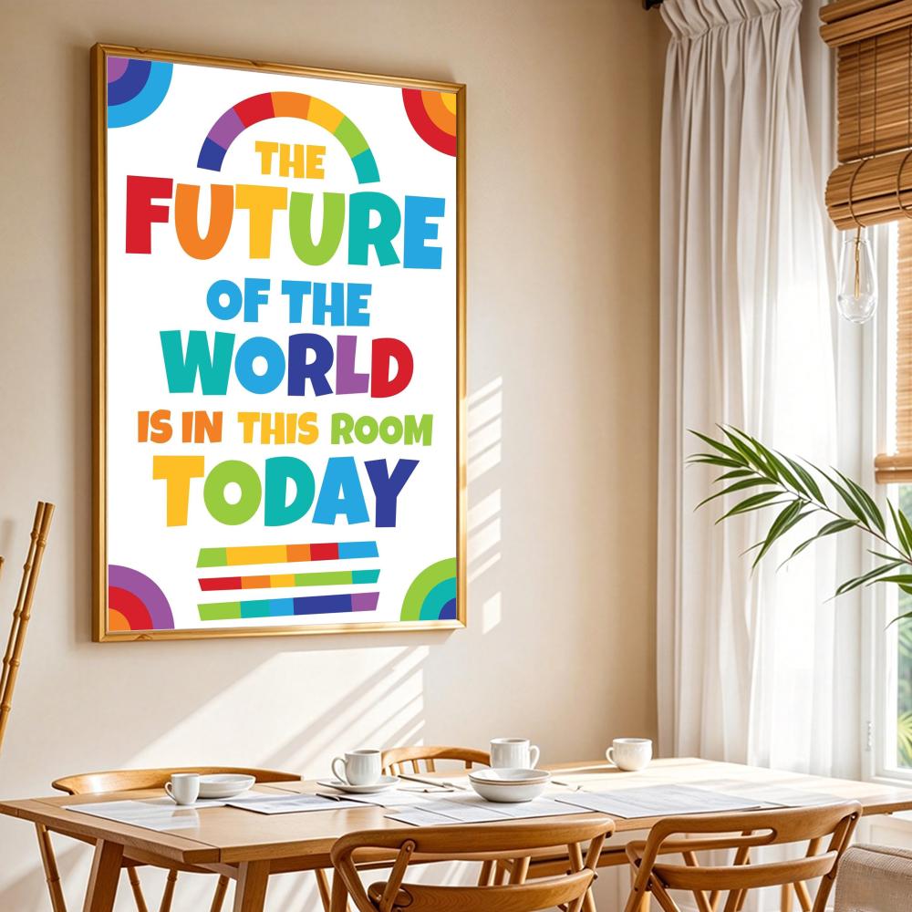 Positive Kid Classroom Wall Pi - Kids Education Wallpaper review and price