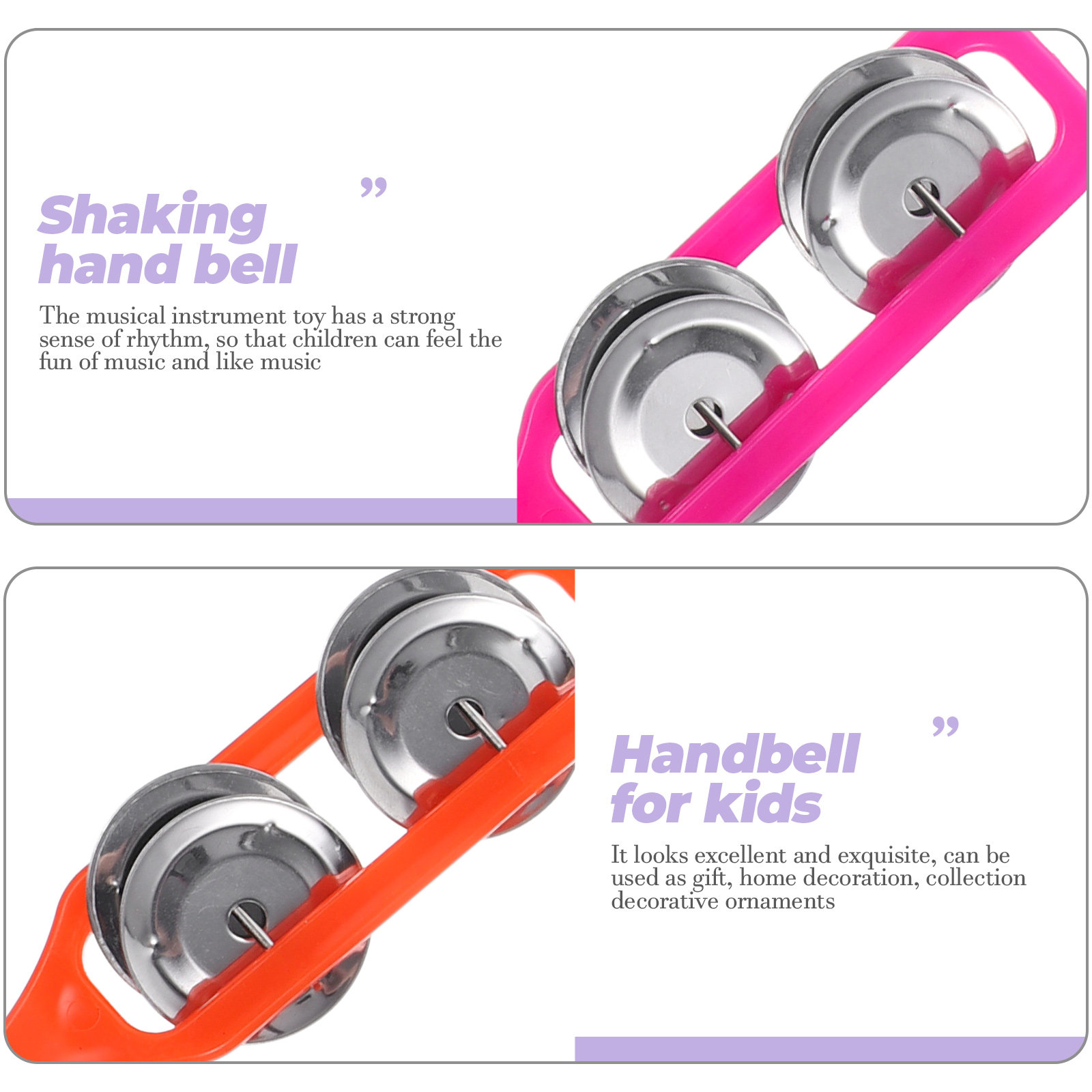 18Pcs Hand Bell Creative Tambo - Kids Education Bell review and price
