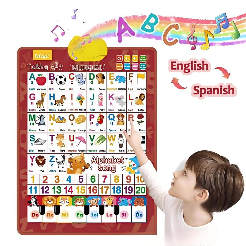 Kids' Bilingual English-Spanis - Kids Educational Posters review and price