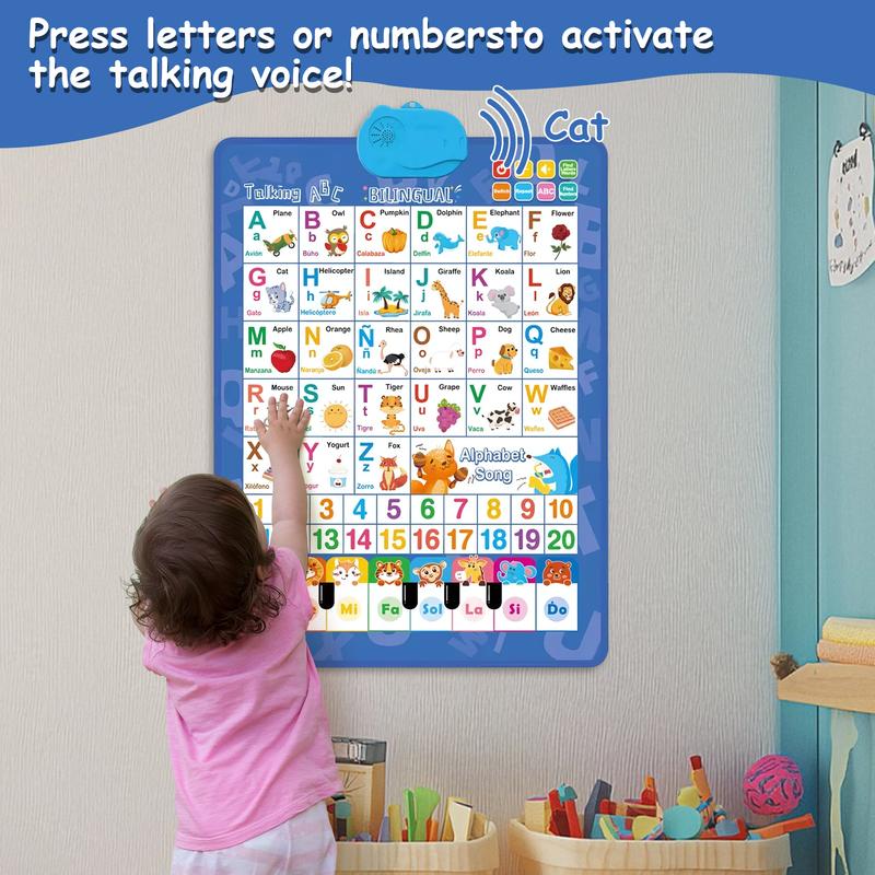 Kids' Bilingual English-Spanis - Kids Educational Posters review and price