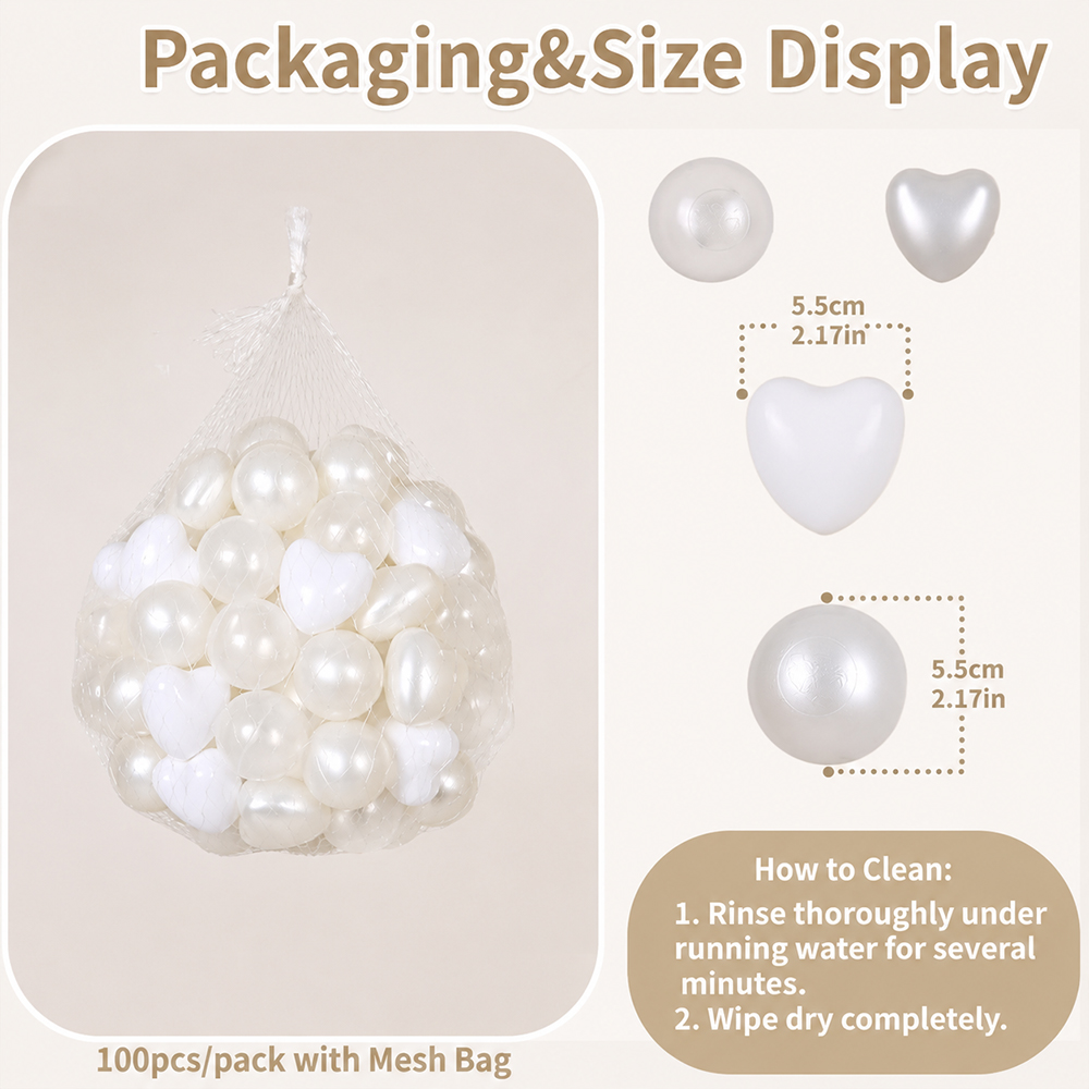 5.5cm 100pcs Plastic Ocean Bal - Kids Education Center review and price