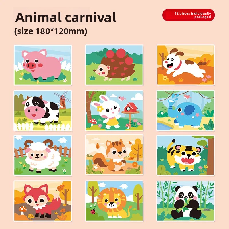 12Pcs/set 3D EVA Foam Sticker  - Kids Education Wallpaper review and price