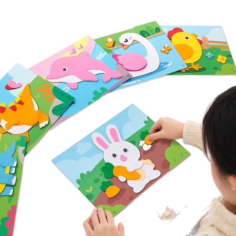 12Pcs/set 3D EVA Foam Sticker  - Kids Education Wallpaper review and price