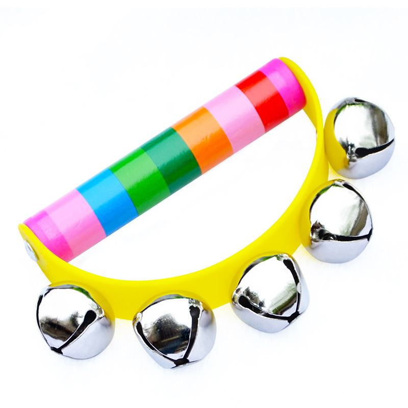 2PCS Rainbow Rattles Wooden Ha - Kids Education Bell review and price