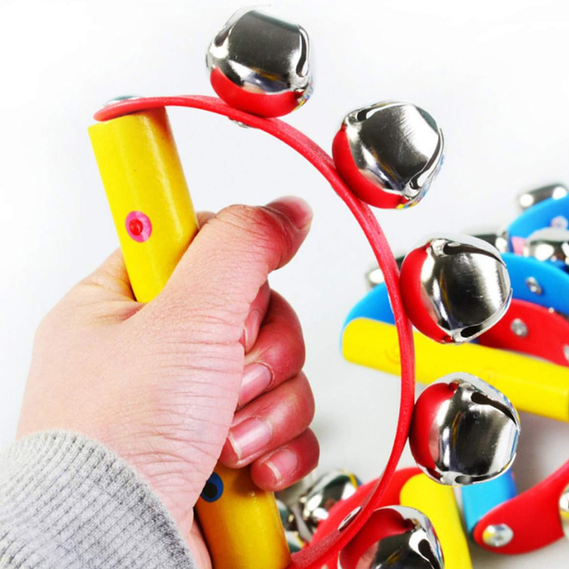 2PCS Rainbow Rattles Wooden Ha - Kids Education Bell review and price