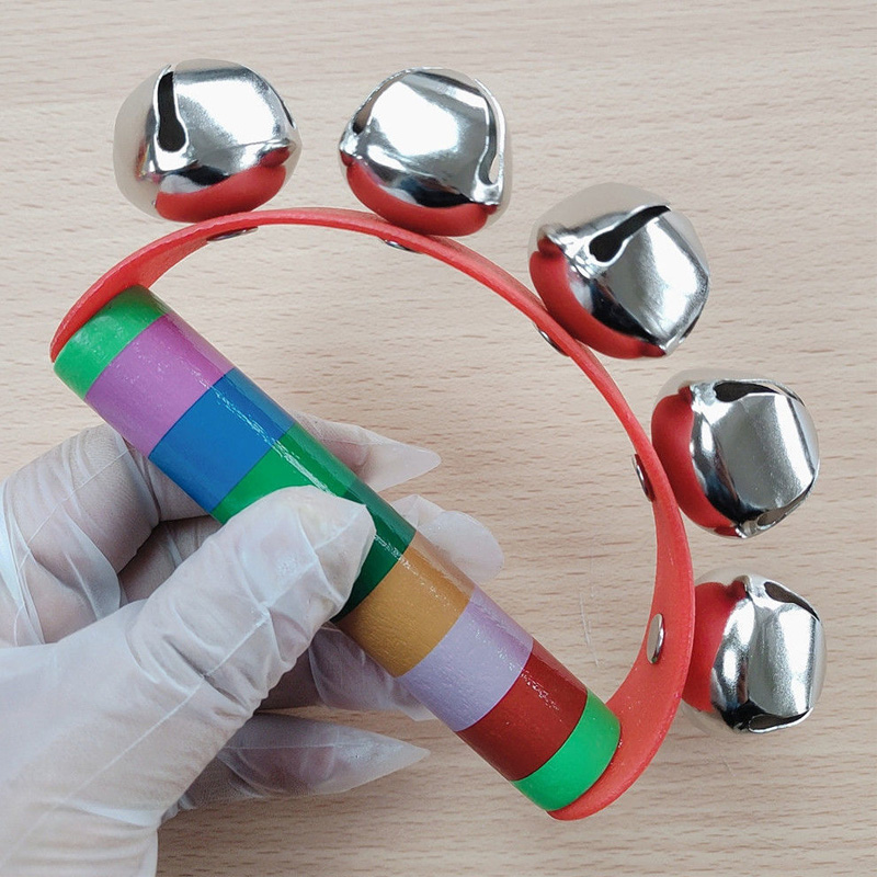 2PCS Rainbow Rattles Wooden Ha - Kids Education Bell review and price