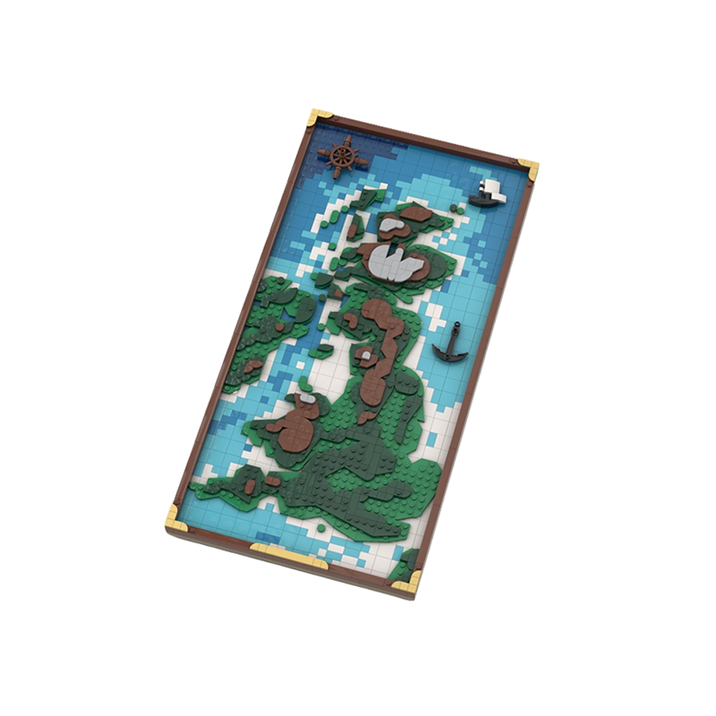 1509pcs MOC Topographic Map Th - Kingdom Kids Education review and price