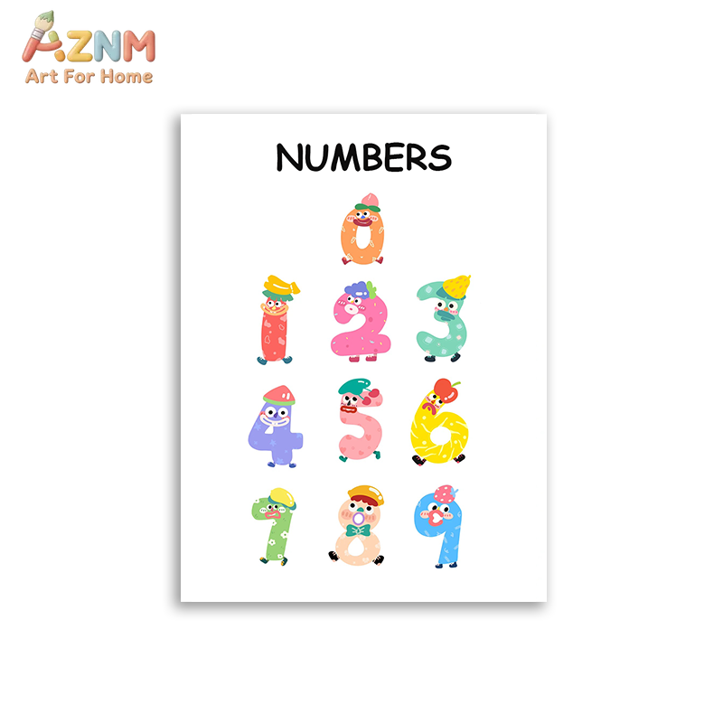 AZNM Educational Alphabet Numb - Kids Educational Posters review and price
