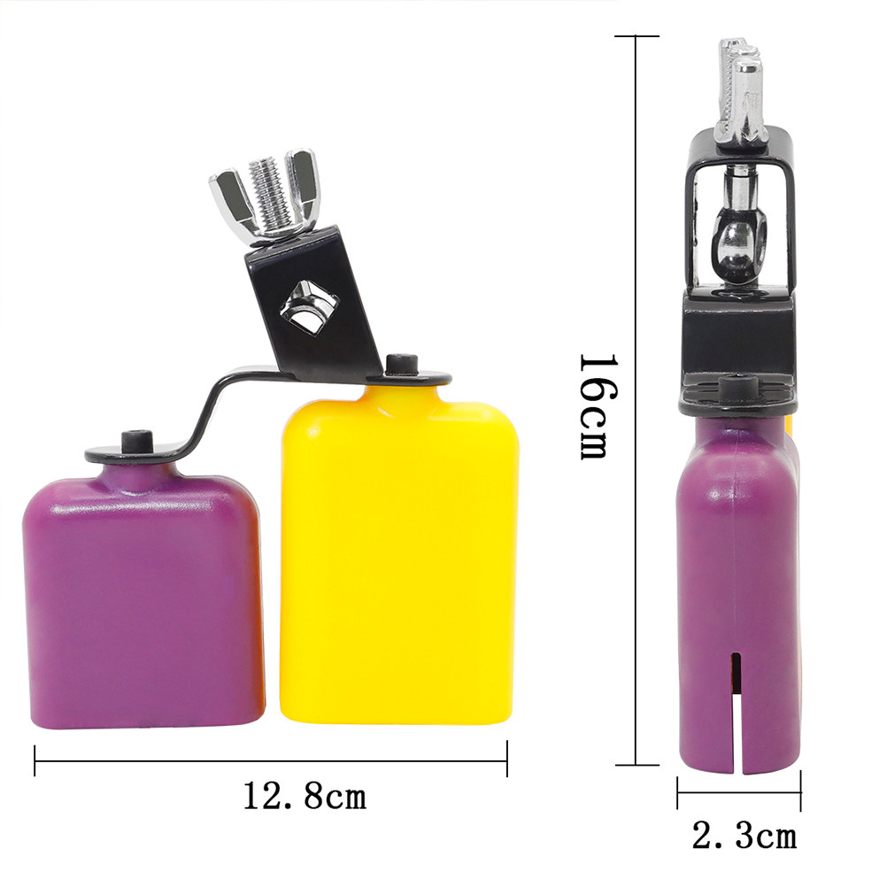 Yellow Purple Square Wooden Fi - Kids Education Bell review and price