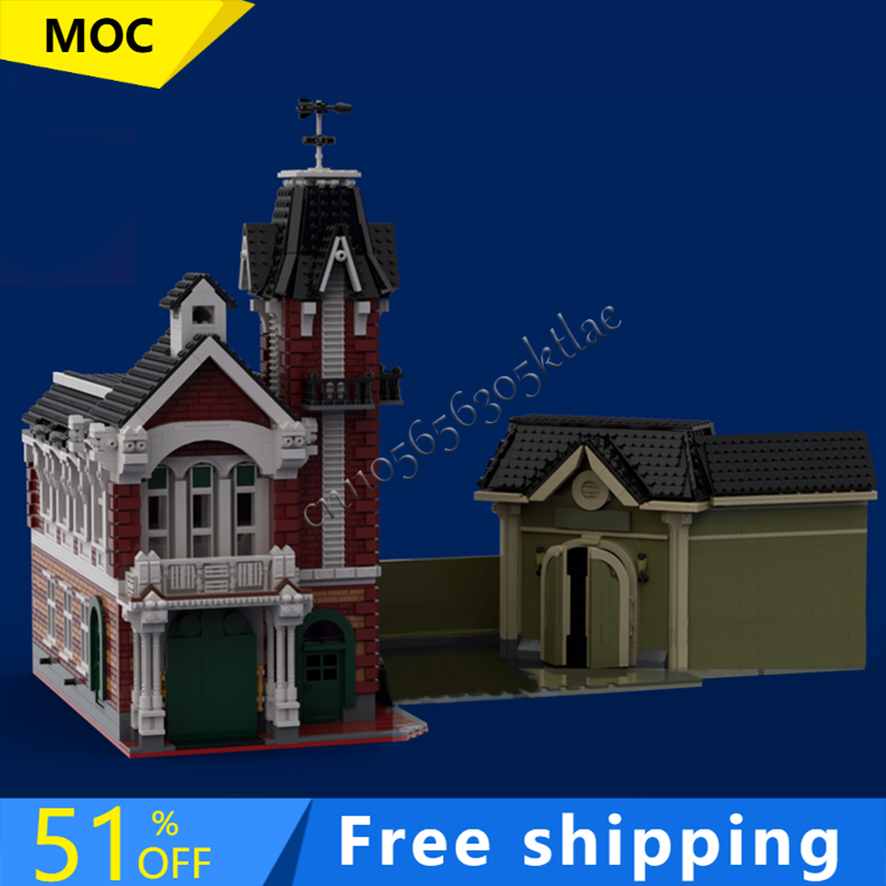 5172PCS MOC City Street Views  - Kingdom Kids Education review and price