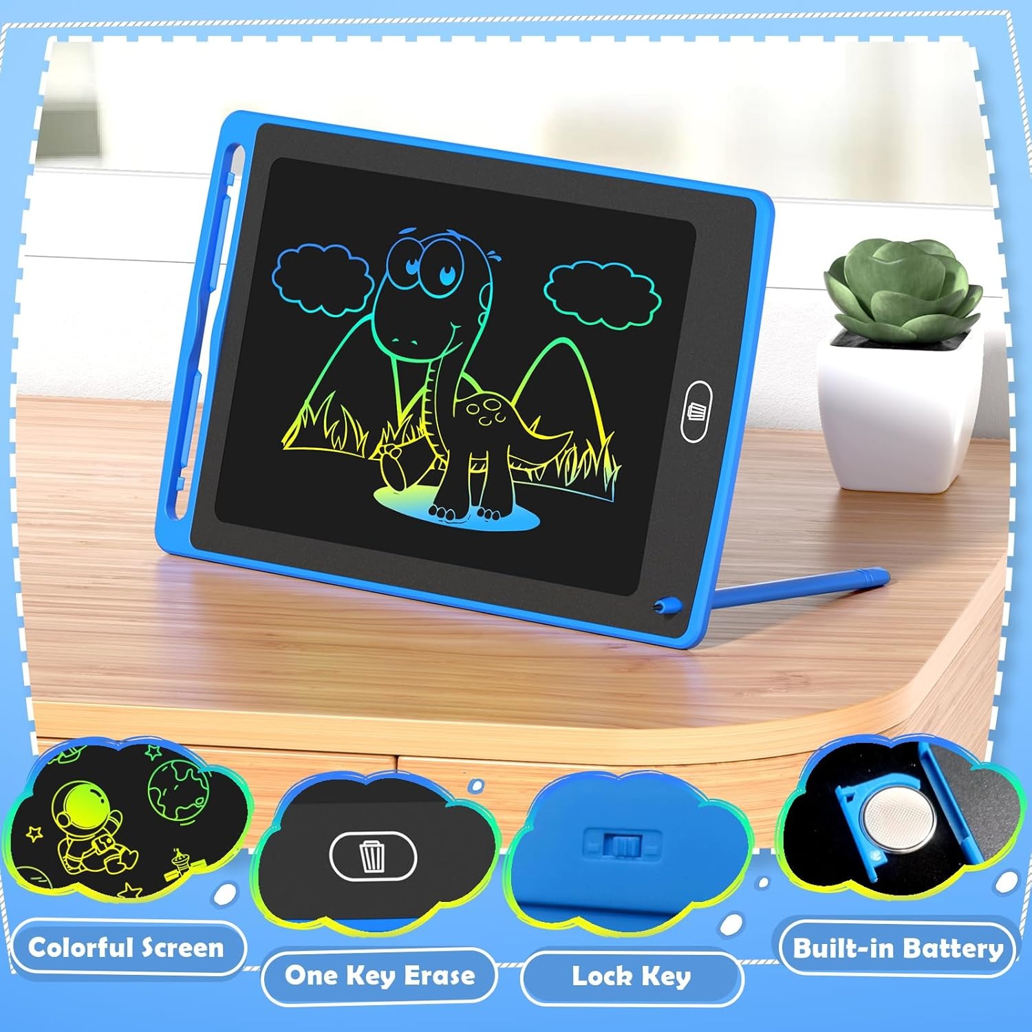 Pack LCD Writing Tablet for Ki - Kids Educational Gadget review and price