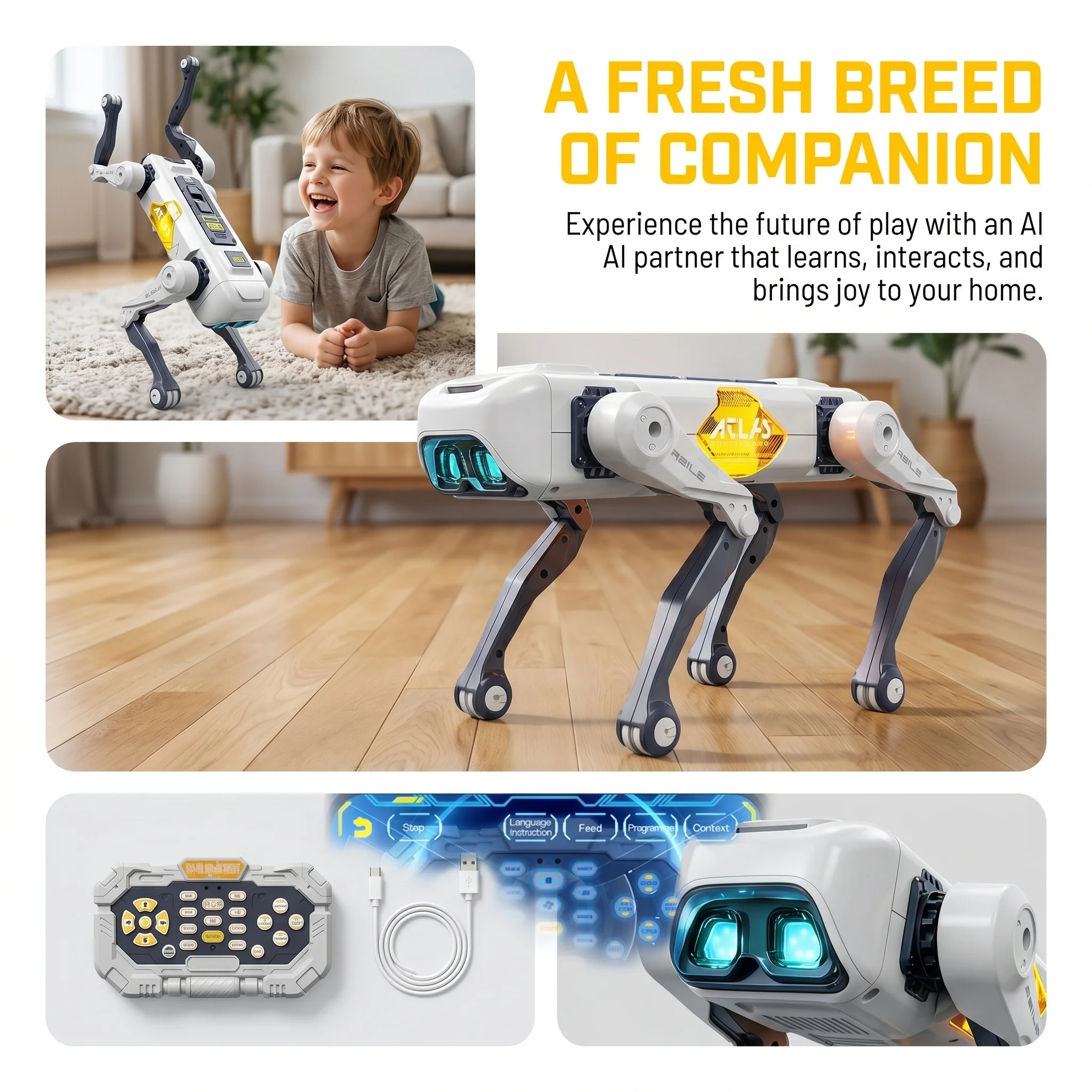 AI Smart Robot Dog, Voice & AP - Kids Education Free App review and price