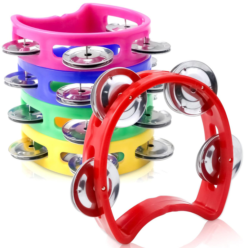 2PCS Plastic Hand Held Percuss - Kids Education Bell review and price