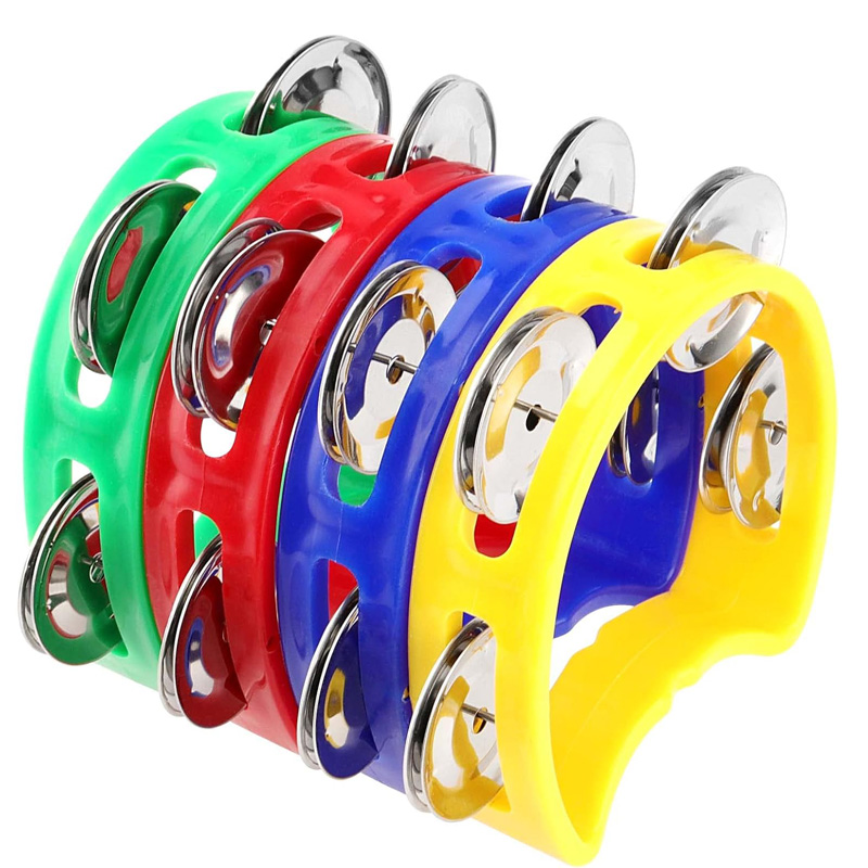 2PCS Plastic Hand Held Percuss - Kids Education Bell review and price