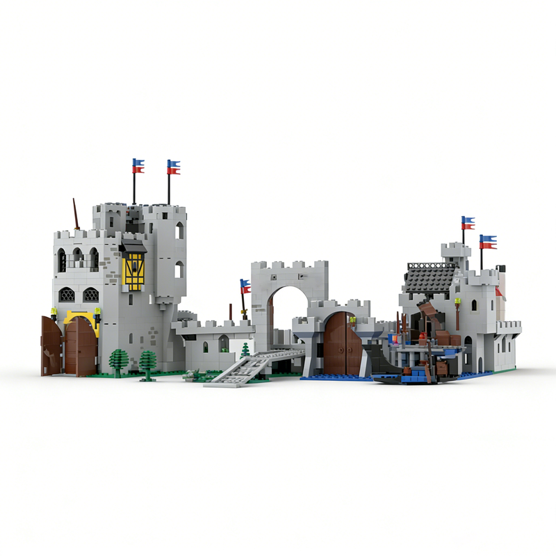 1534pcs MOC Castle Classic Lio - Kingdom Kids Education review and price