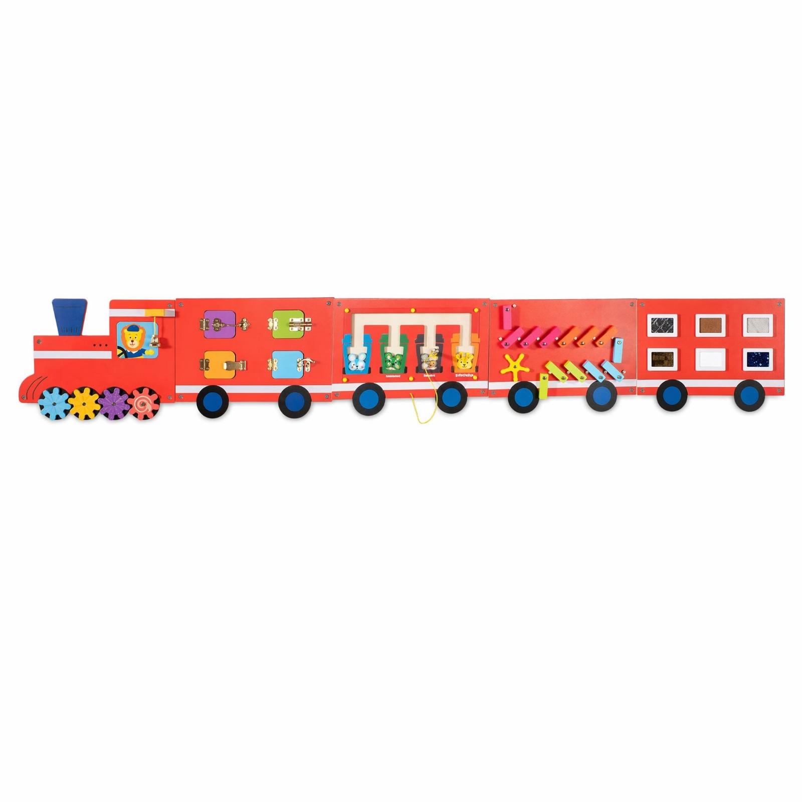 Wooden Wall Busy Board Educati - Kids Education Wallpaper review and price
