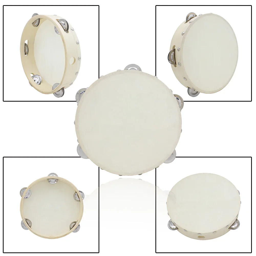 8-inch Tambourine Drum Hand-Op - Kids Education Bell review and price