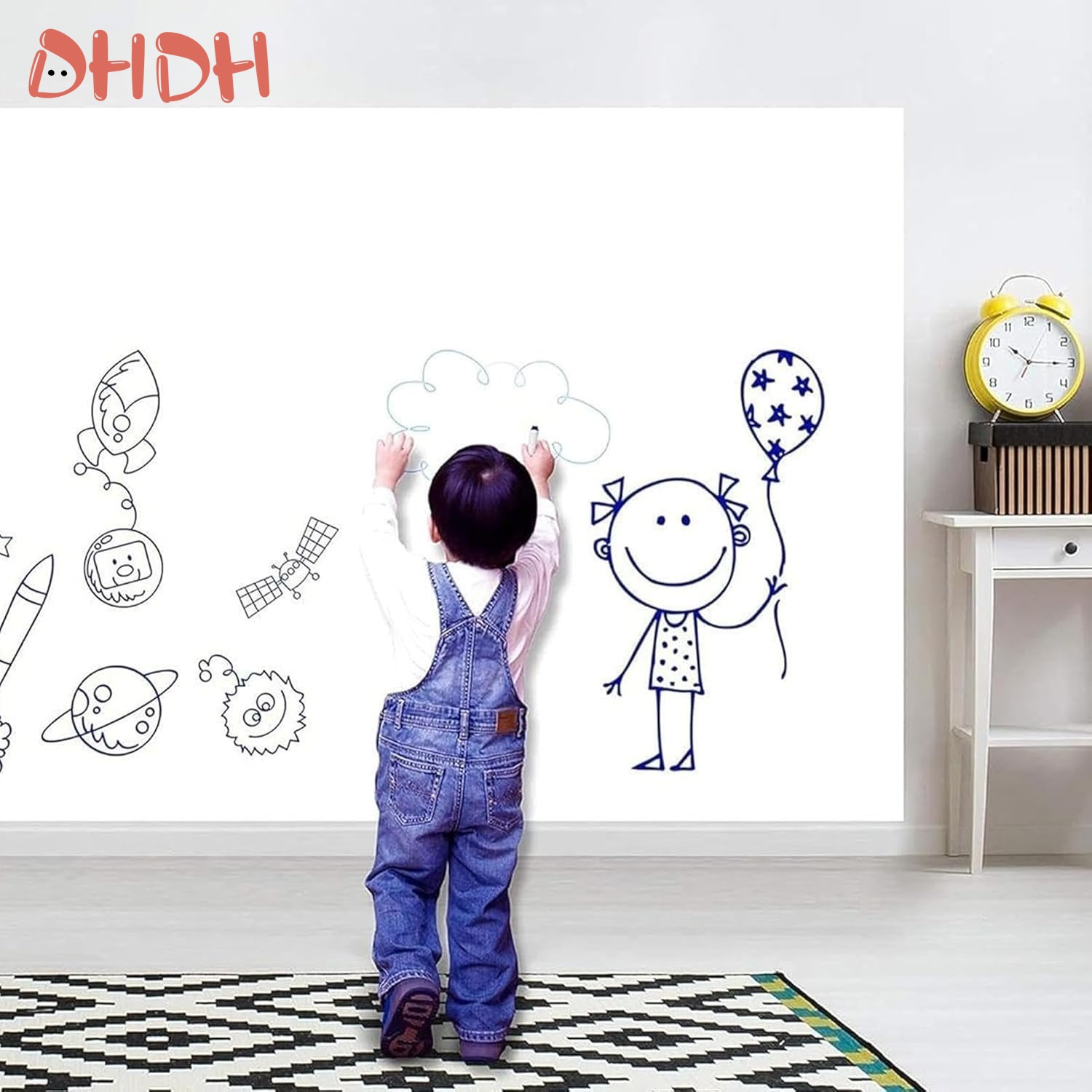 Kids Painting Scroll – Peel &  - Kids Education Wallpaper review and price