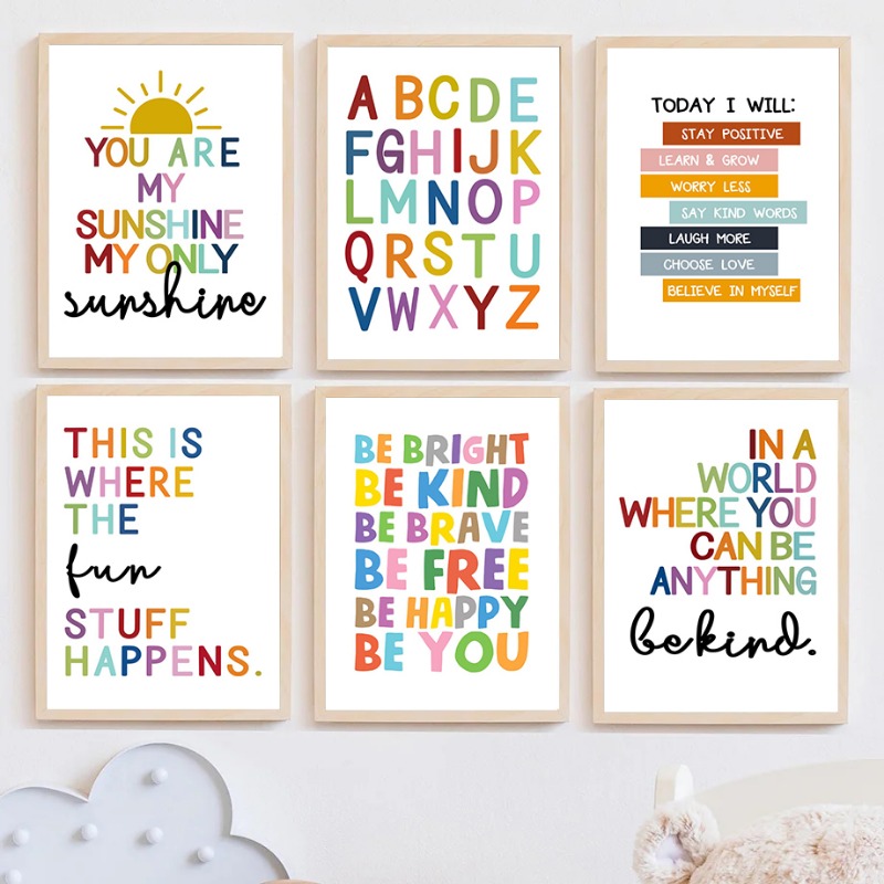 English Education Poster Alpha - Kids Educational Posters review and price